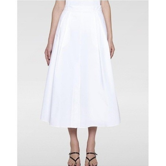White Midi Skirt - Picture 2 of 12
